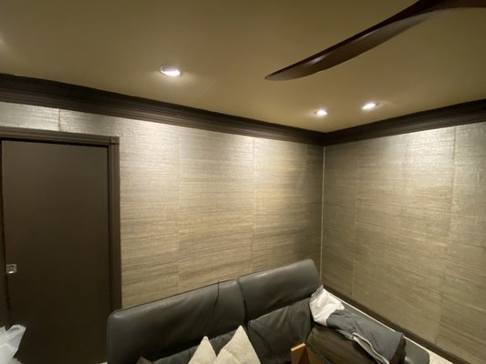 Wallpapering - Wallpapering an old house - dramatically changed the look of the room.