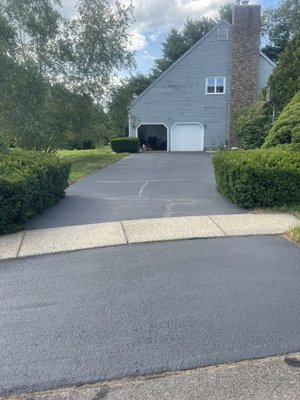 Summertime Seal Coating - Audet Asphalt Services came in to provide excellent crack repair and seal coating work to give our clients a nice new looking driveway! Summertime Seal Coating - Audet Asphalt Services came in to provide excellent crack repair and seal coating work to give our clients a nice new looking driveway!