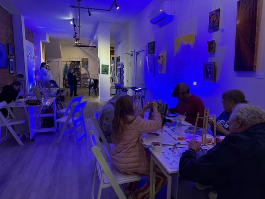 Events like Glow in the Dark Karaoke and Art! - We have so many fun and creative events for you to try!