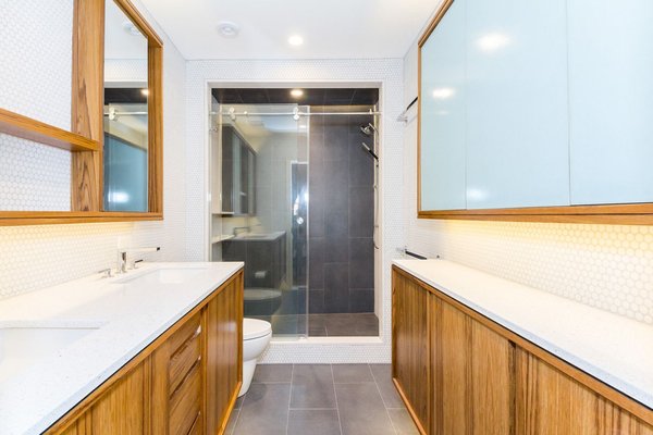 Clean and Sleek Bathroom Remodel - Beautiful Bathroom Design for our client. We designed and remodeled this bathroom for our client.