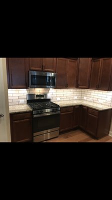 Black splash time! - Upgrading backsplash for a modern look! Black splash time! - Upgrading backsplash for a modern look!