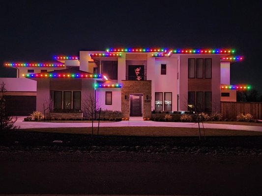 Professional Holiday Lighting - Stop dealing with the headache of holiday lights and let us make it easy and festive.
Immerse your home in the enchantment of the holidays with our commercial grade holiday lights. We take care of everything! From designing, installation, take down, and storage. Have peace of mind and enjoy your holidays! Professional Holiday Lighting - Stop dealing with the headache of holiday lights and let us make it easy and festive.
Immerse your home in the enchantment of the holidays with our commercial grade holiday lights. We take care of everything! From designing, installation, take down, and storage. Have peace of mind and enjoy your holidays!