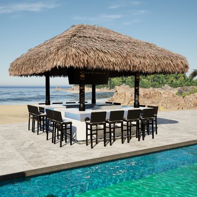Shades Of Paradise- Full Outdoor Kitchens - Host the best backyard barbecue by creating a fun and inviting atmosphere with a full outdoor kitchen! Paradise Grills has an extensive collection of appliances and accessories to help you create the outdoor kitchen of your dreams. If you‚Äôre looking to create a tropical oasis then our Tahiti and Abaco units are perfect for you, both equipped with a Tiki Hut. If you want to keep things classic and modern then check out our Monaco and Mykonos units. No matter what style fits you or how large your gathering is, our Shades of Paradise collection has something you and your guests are sure to love.