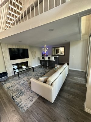 Chandelier installations - Installed custom chandeliers for bedrooms and living rooms.