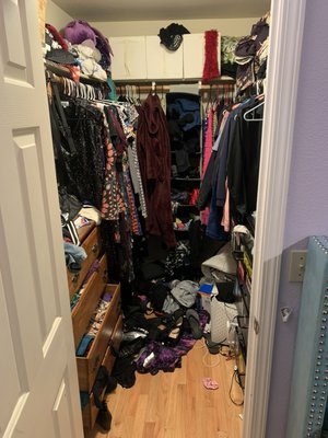 Closet glow up - This was a closet glow up in Richmond. Such a fun project!