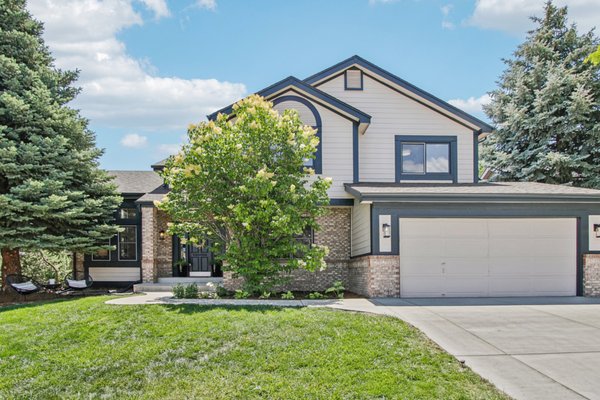 Highlands Ranch Custom remodel 2025 - Step into luxury with this beautifully renovated Highlands Ranch home showcasing impeccable designer finishes throughout. Stunning from the moment you enter with soaring vaulted ceilings, radiant natural light & the warm elegance of 5" white oak flooring flowing thru most of the home. The main level is thoughtfully designed for function & style, featuring a gourmet kitchen that flows seamlessly into a light filled dining room & open-concept family room. The kitchen is a dream come true, featuring high-end GE Cafe appliances, expansive stone countertops, pantry, an oversized island perfect for entertaining & a coffee bar. A versatile den offers the option of a 5th bedroom, while a generous laundry room & mud room add convenience. Step outside to a spectacular private .27 acre oasis— relax under the giant covered patio overlooking an oversized park-like yard with plenty of room to play, garden & enjoy life. Upstairs the primary suite delivers a serene retreat with a luxurious spa-like bath, hardwood floors, modern accent wall & giant walk-in closet. Two additional bedrooms share a stylish full bath, while hall built-ins provide added storage. The finished basement is an extension of the home, featuring a spacious recreation room with stylish wet bar & wine closet perfect for gatherings, game nights, or movie marathons. A remodeled bath with 2 person sauna, private bedroom, & flex space offering endless possibilities for guests, a home office, gym or storage. All 4 baths are stylishly remodeled, offering spa-like comfort with modern fixtures & custom tile. With five bedrooms, there’s space for everyone. Additional features: designer lighting, new doors & trim, new stair railing, gas fireplace, built-in firepit, & more. Live in a welcoming neighborhood with a friendly vibe. Close to find vast open space, scenic trails, parks & glorious mountain views. Enjoy top-rated schools, rec centers & more! Colorado living at its finest where quality meets modern living! Highlands Ranch Custom remodel 2025 - Step into luxury with this beautifully renovated Highlands Ranch home showcasing impeccable designer finishes throughout. Stunning from the moment you enter with soaring vaulted ceilings, radiant natural light & the warm elegance of 5" white oak flooring flowing thru most of the home. The main level is thoughtfully designed for function & style, featuring a gourmet kitchen that flows seamlessly into a light filled dining room & open-concept family room. The kitchen is a dream come true, featuring high-end GE Cafe appliances, expansive stone countertops, pantry, an oversized island perfect for entertaining & a coffee bar. A versatile den offers the option of a 5th bedroom, while a generous laundry room & mud room add convenience. Step outside to a spectacular private .27 acre oasis— relax under the giant covered patio overlooking an oversized park-like yard with plenty of room to play, garden & enjoy life. Upstairs the primary suite delivers a serene retreat with a luxurious spa-like bath, hardwood floors, modern accent wall & giant walk-in closet. Two additional bedrooms share a stylish full bath, while hall built-ins provide added storage. The finished basement is an extension of the home, featuring a spacious recreation room with stylish wet bar & wine closet perfect for gatherings, game nights, or movie marathons. A remodeled bath with 2 person sauna, private bedroom, & flex space offering endless possibilities for guests, a home office, gym or storage. All 4 baths are stylishly remodeled, offering spa-like comfort with modern fixtures & custom tile. With five bedrooms, there’s space for everyone. Additional features: designer lighting, new doors & trim, new stair railing, gas fireplace, built-in firepit, & more. Live in a welcoming neighborhood with a friendly vibe. Close to find vast open space, scenic trails, parks & glorious mountain views. Enjoy top-rated schools, rec centers & more! Colorado living at its finest where quality meets modern living!