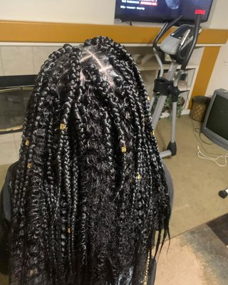 Goddess Box Braids - I specialize in locs, braids, weaves, wigs, natural hair care, and more. My salon is conveniently located in Modesto, but I also offer in-home services for an additional cost. My goal is to have my clients leave the chair feeling refreshed and beautiful. If you have any questions regarding my services or would like to schedule an appointment, please call or text me at (209) 497-1222.