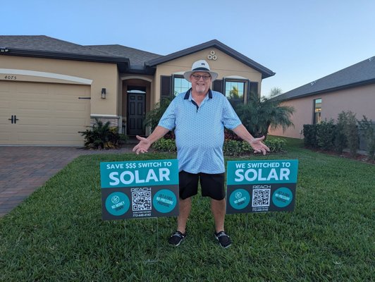 Happy Vero Beach Homeowner - Another installation with a positive experience. From order date to installation complete= 16 days Happy Vero Beach Homeowner - Another installation with a positive experience. From order date to installation complete= 16 days