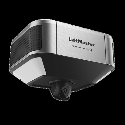 LiftMaster 6580L - Ultra-quiet belt drive opener with built-in camera, battery backup, and myQ smartphone control. A great step up for homes with living space above the garage. Professional installation by Dimark in Miami-Dade & Broward — call (786) 715-7821 for a free on-site assessment.