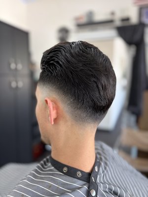 Master Barber with over 30 years of experience! - Mike Blends brings a new form of capturing the art in being a Master Barber. Incorporating looks and sharp definitions from old school haircuts to the new school.
I take my job seriously because I want you to be taken seriously in every aspect of your life.
Especially with your haircut & shave to always keep your face feeling & looking smooth. From an artist with a blade as a paintbrush, and a scissor as an airbrush. I bring my art alive with your haircut like an artist with a canvas. Master Barber with over 30 years of experience! - Mike Blends brings a new form of capturing the art in being a Master Barber. Incorporating looks and sharp definitions from old school haircuts to the new school.
I take my job seriously because I want you to be taken seriously in every aspect of your life.
Especially with your haircut & shave to always keep your face feeling & looking smooth. From an artist with a blade as a paintbrush, and a scissor as an airbrush. I bring my art alive with your haircut like an artist with a canvas.