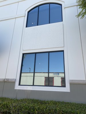 Commercial Exterior window washing. - This was a commercial exterior window washing job. Commercial Exterior window washing. - This was a commercial exterior window washing job.