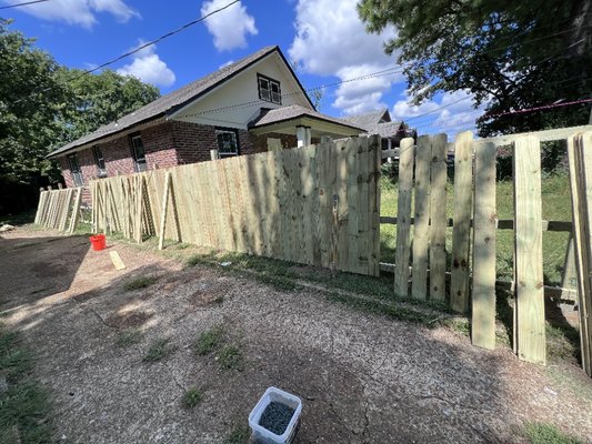 new privacy fence - new privacy fence