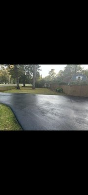 Another one bits the dust - the coating was applied for this repeat customer to make sure our asphalt stands the test of time