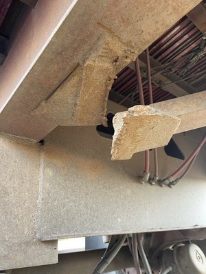 Mobile welding repair on semi trialer - Got called out around 2am to repair a bottom brace of a semi trailer Mobile welding repair on semi trialer - Got called out around 2am to repair a bottom brace of a semi trailer