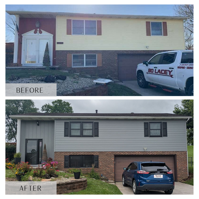 Siding Replacement 2025 - This siding and front door project was recently completed and our customer is 100% happy! We are thrilled to make dreams a reality! Siding Replacement 2025 - This siding and front door project was recently completed and our customer is 100% happy! We are thrilled to make dreams a reality!