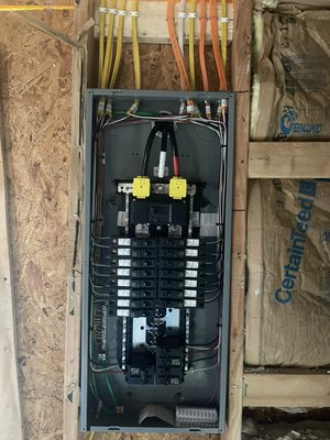 200 amp new service install - Install on new construction. 200 amp panel install 200 amp new service install - Install on new construction. 200 amp panel install