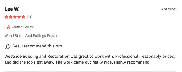 Customers on Angis love us!! - Hear from our valued customers on our prestigious listing on Angi's Customers on Angis love us!! - Hear from our valued customers on our prestigious listing on Angi's