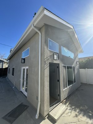 New Home Build 2025 - A brand new home build in the city of Burbank. A beautiful build showing utilization of limited space in a backyard. 2 bedroom 2 bath with a kitchen and living area in the lower level with an upstairs loft for extra space. New Home Build 2025 - A brand new home build in the city of Burbank. A beautiful build showing utilization of limited space in a backyard. 2 bedroom 2 bath with a kitchen and living area in the lower level with an upstairs loft for extra space.