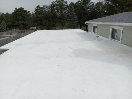 single ply and Asphalt  materials - this projects were completed in 2024