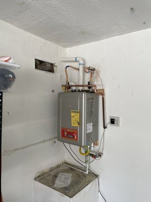 Tankless Water Heater Upgrade - Upgrade to never ending hot water! Tankless Water Heater Upgrade - Upgrade to never ending hot water!