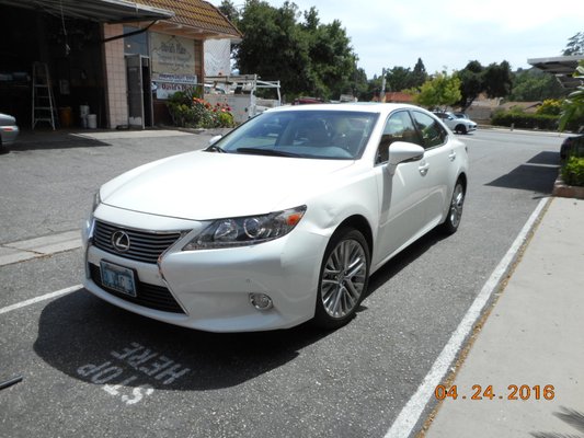 Lexus ES Repairs - Lexus ES Repairs to Left Fender Lexus ES Repairs - Lexus ES Repairs to Left Fender
