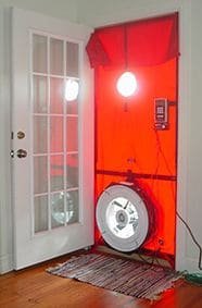 Blower Door Testing Services - You may not see it or hear it, but if there is air leakage in your home, it can negatively affect the health of the residents. Gaps and cracks in the air barrier bring in bugs, pollen, and dust and may also open your home to moisture, cold or warm air, and other contaminants. This may lead to mold infestation which causes dry sinuses, numerous viruses, and other serious illnesses. If your home isn’t sealed against these risk factors, it can be costly and unhealthy. 
As professional energy auditors, Energy Efficiency Experts uses calibrated blower door tests to help determine a home’s airtightness.

What is a Blower Door Test? This is a test that amplifies the air leaks in the home so that we can detect them easily. Because of what we find when we run this test, we will be able to perform work that will provide the following benefits to the homeowner:

Reduce energy consumption due to air leakage
Avoid moisture condensation problems in walls
Avoid uncomfortable drafts caused by cold air leaking in from the outdoors
The Value of a Blower Door Test. There is a lot of information we derive from this test. We can also determine where the air is leaking from the house. Since hot air rises, leaks at the top of the house severely impact your energy source. For example, if there is a lot of recessed lighting on the top floor of a house, there will be considerably more hot air leaking to the top floor.

A blower door test will help us assess the leakage of bathroom fans and the attic access. We can even tell if the ductwork leaks to the outside of the house. We also look carefully at the areas around porches or garages. Fireplaces may also be a source of leakage. And we check for leaks around doors and windows. The Blower Test is a powerful tool in our energy audit and helps us pinpoint areas where we can make changes that will affect the performance of your house.
