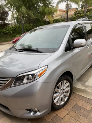 Toyota Sienna In and Out Wash - This was a very enjoyable project. It took me 4 hours to get it completely detailed. The owner asked for the In and Out wash which made me happy because it meant that I would be spending a good amount of time on the project. I enjoy detailing, it is very relaxing for me to take a dirty ride and put in some work to make it look beautiful again. Toyota Sienna In and Out Wash - This was a very enjoyable project. It took me 4 hours to get it completely detailed. The owner asked for the In and Out wash which made me happy because it meant that I would be spending a good amount of time on the project. I enjoy detailing, it is very relaxing for me to take a dirty ride and put in some work to make it look beautiful again.
