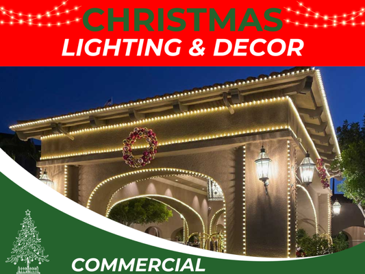 Commercial Holiday Lighting - Light Up My Holiday is Southern California's premier destination for transforming ordinary spaces into enchanting winter wonderlands. With an unwavering commitment to creativity and quality, we specialize in designing and installing breathtaking lighting and holiday decor that dazzles residents and businesses alike.
At Light Up My Holiday, we understand that the holiday season is a time of magic and wonder, and we take it upon ourselves to bring that magic to life. Our team of skilled designers and technicians is dedicated to turning your vision into reality, whether it's a cozy and traditional holiday look or a cutting-edge, modern display. We take pride in our ability to tailor each project to our clients' unique preferences and spaces.
What sets us apart is our attention to detail and commitment to excellence. We use only the highest-quality materials and state-of-the-art technology to ensure that every lighting installation is not only visually stunning but also safe and energy-efficient. Our team is well-versed in the latest trends and innovations in holiday lighting, allowing us to create displays that are both timeless and on-trend.
Light Up My Holiday is not just about decorating; it's about creating unforgettable experiences. We understand the importance of bringing joy to families during the holiday season and helping businesses attract customers with eye-catching displays. Our installations have become landmarks, drawing people from all around to witness the magic we create.
Whether you're a homeowner looking to make your property shine or a business owner aiming to increase foot traffic during the holiday season, Light Up My Holiday is your trusted partner. With our unmatched expertise, creativity, and commitment to excellence, we will turn your space into a holiday masterpiece that leaves a lasting impression on everyone who sees it. Let us illuminate your holidays and make your dreams come true. Commercial Holiday Lighting - Light Up My Holiday is Southern California's premier destination for transforming ordinary spaces into enchanting winter wonderlands. With an unwavering commitment to creativity and quality, we specialize in designing and installing breathtaking lighting and holiday decor that dazzles residents and businesses alike.
At Light Up My Holiday, we understand that the holiday season is a time of magic and wonder, and we take it upon ourselves to bring that magic to life. Our team of skilled designers and technicians is dedicated to turning your vision into reality, whether it's a cozy and traditional holiday look or a cutting-edge, modern display. We take pride in our ability to tailor each project to our clients' unique preferences and spaces.
What sets us apart is our attention to detail and commitment to excellence. We use only the highest-quality materials and state-of-the-art technology to ensure that every lighting installation is not only visually stunning but also safe and energy-efficient. Our team is well-versed in the latest trends and innovations in holiday lighting, allowing us to create displays that are both timeless and on-trend.
Light Up My Holiday is not just about decorating; it's about creating unforgettable experiences. We understand the importance of bringing joy to families during the holiday season and helping businesses attract customers with eye-catching displays. Our installations have become landmarks, drawing people from all around to witness the magic we create.
Whether you're a homeowner looking to make your property shine or a business owner aiming to increase foot traffic during the holiday season, Light Up My Holiday is your trusted partner. With our unmatched expertise, creativity, and commitment to excellence, we will turn your space into a holiday masterpiece that leaves a lasting impression on everyone who sees it. Let us illuminate your holidays and make your dreams come true.