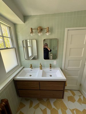 AZTEK LLC: Bathroom Transformation - AZTEK LLC recently completed a remarkable bathroom transformation that left our clients extremely pleased. From concept to completion, we focused on every detail to deliver a space that combines functionality with modern elegance.
We are grateful for the trust our clients placed in us and are proud to have brought their vision to life. Thank you for choosing AZTEK Construction for your renovation project! AZTEK LLC: Bathroom Transformation - AZTEK LLC recently completed a remarkable bathroom transformation that left our clients extremely pleased. From concept to completion, we focused on every detail to deliver a space that combines functionality with modern elegance.
We are grateful for the trust our clients placed in us and are proud to have brought their vision to life. Thank you for choosing AZTEK Construction for your renovation project!