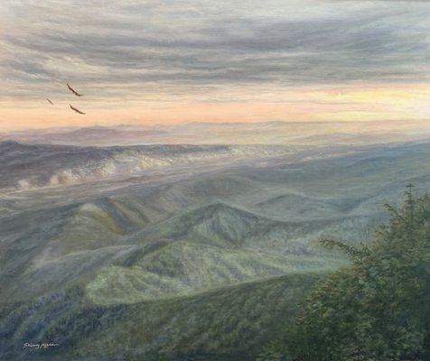 Sunrises, Sunsets and Nocturne Collection - Most often sunrises and sunsets are the most peaceful and quiet times of the day and the artist uses soft gestural brushwork to further depict that ambiance. Here Sherry Mason exemplifies the traditional "sfumato" technique with lots of the glazing, scumbling and layering she is known for. Sunrises, Sunsets and Nocturne Collection - Most often sunrises and sunsets are the most peaceful and quiet times of the day and the artist uses soft gestural brushwork to further depict that ambiance. Here Sherry Mason exemplifies the traditional "sfumato" technique with lots of the glazing, scumbling and layering she is known for.