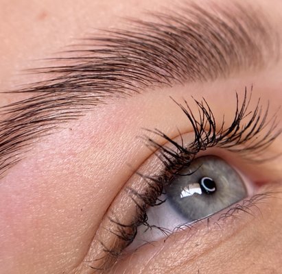 Eyebrow shaping and tint - Brow shaping involves tweezing or  threading along your brow’s natural lines to ensure a perfect contour.
It opens up your face, brightens your eyes and highlights your bone structure. With eyebrow tinting, As safe semi permanent tint Is applied to shape, define, and enhance your brows.
