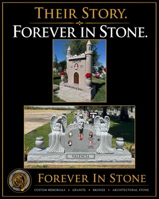 Custom and Unique Headstones and Markers - Whether Granite or Bronze we give you that custom alternative to make sure you have the right options to memorialize your loved one. We are professional and will work with your cemetery to make sure everything is to the correct standard. Custom and Unique Headstones and Markers - Whether Granite or Bronze we give you that custom alternative to make sure you have the right options to memorialize your loved one. We are professional and will work with your cemetery to make sure everything is to the correct standard.