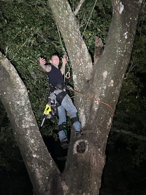 We will get there early and work until the sun goes down - It gets dark so early now, but if allowed we will work until the job gets done, but we take the neighborhood in to consideration and operate off of what feels most respectful.