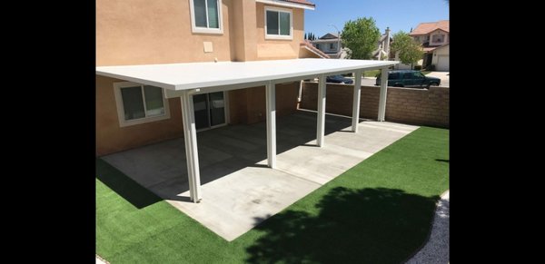 Patio cover , Concrete and artificial grass with gravel. - This house in a new neighborhood, we did
patio cover, concrete slab, artificial grass and gravel on the edge.
we made another happy customer. Patio cover , Concrete and artificial grass with gravel. - This house in a new neighborhood, we did
patio cover, concrete slab, artificial grass and gravel on the edge.
we made another happy customer.