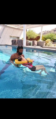 🌊💧 Aquatic Therapy - 🌊💧 Aquatic Therapy at Pure Hearts Therapy
At Pure Hearts Therapy, our aquatic therapy program uses the calming, supportive power of water to help children move, regulate, and grow with confidence. Whether we’re working on motor skills, sensory integration, strength, or coordination, the pool offers a unique and joyful environment that helps kids thrive.
Aquatic therapy is especially effective for neurodivergent children, kids with sensory processing differences, and those who benefit from low-impact movement or additional sensory input.
📍 Location & Availability
We proudly offer aquatic therapy during the summer months (May through August) at:
Ability 360 Sports & Fitness Center
📍 5031 E Washington St, Phoenix, AZ 85034
This state-of-the-art, accessible facility provides the perfect setting for therapeutic water play and functional movement in a safe, welcoming environment.
🌟 What We Support:
Core strength and muscle tone
Balance and body awareness
Sensory regulation and calming
Motor planning and coordination
Joint mobility and range of motion
Social communication through shared play
Confidence and independence in water
💜 Why Water Works:
The water provides gentle resistance, full-body support, and soothing sensory input—all of which make it easier for many children to participate and succeed in therapy. It also reduces the physical strain on joints and muscles, making it ideal for kids who need extra support with movement.
🎯 Our Approach:
We make aquatic therapy playful and purposeful. Each session is guided by your child’s goals and interests, whether they’re splashing in games, reaching for floating toys, practicing kicks, or calming their body through water-based sensory work.
Our therapists are trained to create safe, structured, and affirming aquatic experiences that help children build both physical and emotional resilience. 🌊💧 Aquatic Therapy - 🌊💧 Aquatic Therapy at Pure Hearts Therapy
At Pure Hearts Therapy, our aquatic therapy program uses the calming, supportive power of water to help children move, regulate, and grow with confidence. Whether we’re working on motor skills, sensory integration, strength, or coordination, the pool offers a unique and joyful environment that helps kids thrive.
Aquatic therapy is especially effective for neurodivergent children, kids with sensory processing differences, and those who benefit from low-impact movement or additional sensory input.
📍 Location & Availability
We proudly offer aquatic therapy during the summer months (May through August) at:
Ability 360 Sports & Fitness Center
📍 5031 E Washington St, Phoenix, AZ 85034
This state-of-the-art, accessible facility provides the perfect setting for therapeutic water play and functional movement in a safe, welcoming environment.
🌟 What We Support:
Core strength and muscle tone
Balance and body awareness
Sensory regulation and calming
Motor planning and coordination
Joint mobility and range of motion
Social communication through shared play
Confidence and independence in water
💜 Why Water Works:
The water provides gentle resistance, full-body support, and soothing sensory input—all of which make it easier for many children to participate and succeed in therapy. It also reduces the physical strain on joints and muscles, making it ideal for kids who need extra support with movement.
🎯 Our Approach:
We make aquatic therapy playful and purposeful. Each session is guided by your child’s goals and interests, whether they’re splashing in games, reaching for floating toys, practicing kicks, or calming their body through water-based sensory work.
Our therapists are trained to create safe, structured, and affirming aquatic experiences that help children build both physical and emotional resilience.