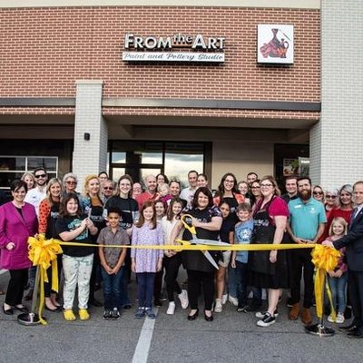 We are open! - From The Art Studio is a great place for parents, families or anyone of any age to enjoy ceramic painting and pottery.  There are activities for all ages including pottery wheel, hand building, and pottery painting.  Kids parties and event planning available!



Find us at 235 East Main Street, Ste 380 in Hendersonville!