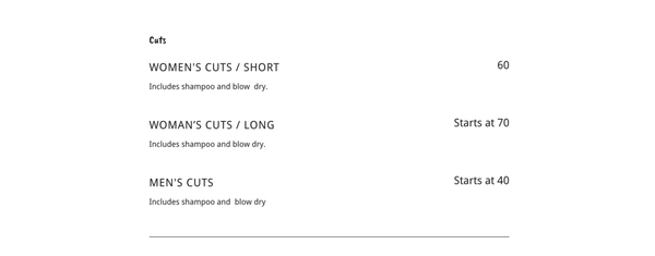 Menu / Price List - At Rana’s Room Salon, I offer a wide range of services tailored to your unique hair needs, from subtle highlights, to transformative color changes. The latest styles and haircuts that fall into place with minimal effort. My goal is to enhance your natural beauty and individual style. Menu / Price List - At Rana’s Room Salon, I offer a wide range of services tailored to your unique hair needs, from subtle highlights, to transformative color changes. The latest styles and haircuts that fall into place with minimal effort. My goal is to enhance your natural beauty and individual style.