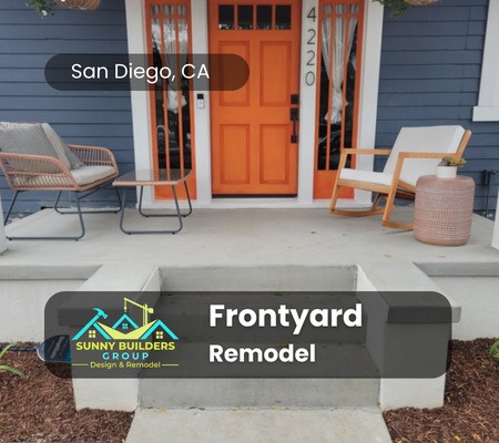 San Diego Front yard Remodel - San Diego Front yard Remodel
Retaining wall + concrete porch
landscape design San Diego Front yard Remodel - San Diego Front yard Remodel
Retaining wall + concrete porch
landscape design