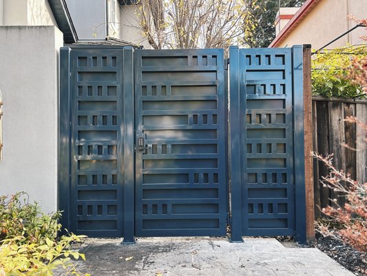 Modern Geometric Pedestrian Gate with Sleek Design | Unique Entryway Solution - Discover the perfect blend of modern style and durability with our sleek geometric pedestrian gate. Featuring a bold, contemporary design, this gate offers a unique entryway solution while ensuring enhanced privacy and security. Explore high-quality pedestrian gates on our website at resoluteiw.com. Modern Geometric Pedestrian Gate with Sleek Design | Unique Entryway Solution - Discover the perfect blend of modern style and durability with our sleek geometric pedestrian gate. Featuring a bold, contemporary design, this gate offers a unique entryway solution while ensuring enhanced privacy and security. Explore high-quality pedestrian gates on our website at resoluteiw.com.