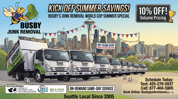 Kick Off a Sun-Kissed Summer! Score a magical 10% off all Volume charges - Elevate the cleanliness and appeal of your property with Busby Junk Removal’s expert dumpster area cleanup services. Specializing in the removal of bulk items and overflow garbage, we offer a swift, on-demand solution to manage and maintain the hygiene of your dumpster areas, essential for both residential complexes and commercial properties.
Quick and Efficient Dumpster Area Cleanup
Overflowing dumpsters and scattered waste not only detract from the aesthetic appeal of your property but also pose significant health and safety risks. Busby Junk Removal understands the urgency of these situations. That’s why we’ve streamlined our service to provide rapid responses to your needs. Simply send us a picture of your dumpster area for a fast quote, and witness how we transform cluttered spaces into clean, orderly environments.
Tailored Services for Property Managers
Recognizing the unique challenges faced by property managers, Busby Junk Removal offers an exclusive 10% discount to help maintain the pristine condition of your properties. Our hassle-free, on-demand service ensures that your dumpster areas are managed effectively, without the need for constant oversight, allowing you to focus on other critical aspects of property management.
Easy Scheduling and Savings
In today’s fast-paced world, we value your time. That’s why we offer multiple convenient booking options. Whether you prefer to schedule our services via text, phone, or online, we accommodate your preference. Plus, enjoy a $10 discount when you book our services online, combining affordability with our exceptional cleanup solutions.
Commitment to Excellence
At Busby Junk Removal, we are committed to providing not just a service, but a solution. With a keen eye for detail and a strong emphasis on customer satisfaction, we tackle each project with the utmost care and professionalism. Our experienced team is equipped to handle bulk items and overflow garbage efficiently, ensuring your dumpster area is not just cleaned, but also adheres to health and safety standards.
Join Our Satisfied Clients
Join the multitude of property managers and owners who trust Busby Junk Removal for their dumpster area cleanup needs. Experience the difference with our on-demand service, tailored discounts for property managers, and easy online booking options. Say goodbye to unsightly waste and hello to a cleaner, more inviting property.
For a cleaner, safer, and more attractive property, choose Busby Junk Removal’s dumpster area cleanup services. Schedule today and take the first step towards a hassle-free waste management solution. Kick Off a Sun-Kissed Summer! Score a magical 10% off all Volume charges - Elevate the cleanliness and appeal of your property with Busby Junk Removal’s expert dumpster area cleanup services. Specializing in the removal of bulk items and overflow garbage, we offer a swift, on-demand solution to manage and maintain the hygiene of your dumpster areas, essential for both residential complexes and commercial properties.
Quick and Efficient Dumpster Area Cleanup
Overflowing dumpsters and scattered waste not only detract from the aesthetic appeal of your property but also pose significant health and safety risks. Busby Junk Removal understands the urgency of these situations. That’s why we’ve streamlined our service to provide rapid responses to your needs. Simply send us a picture of your dumpster area for a fast quote, and witness how we transform cluttered spaces into clean, orderly environments.
Tailored Services for Property Managers
Recognizing the unique challenges faced by property managers, Busby Junk Removal offers an exclusive 10% discount to help maintain the pristine condition of your properties. Our hassle-free, on-demand service ensures that your dumpster areas are managed effectively, without the need for constant oversight, allowing you to focus on other critical aspects of property management.
Easy Scheduling and Savings
In today’s fast-paced world, we value your time. That’s why we offer multiple convenient booking options. Whether you prefer to schedule our services via text, phone, or online, we accommodate your preference. Plus, enjoy a $10 discount when you book our services online, combining affordability with our exceptional cleanup solutions.
Commitment to Excellence
At Busby Junk Removal, we are committed to providing not just a service, but a solution. With a keen eye for detail and a strong emphasis on customer satisfaction, we tackle each project with the utmost care and professionalism. Our experienced team is equipped to handle bulk items and overflow garbage efficiently, ensuring your dumpster area is not just cleaned, but also adheres to health and safety standards.
Join Our Satisfied Clients
Join the multitude of property managers and owners who trust Busby Junk Removal for their dumpster area cleanup needs. Experience the difference with our on-demand service, tailored discounts for property managers, and easy online booking options. Say goodbye to unsightly waste and hello to a cleaner, more inviting property.
For a cleaner, safer, and more attractive property, choose Busby Junk Removal’s dumpster area cleanup services. Schedule today and take the first step towards a hassle-free waste management solution.