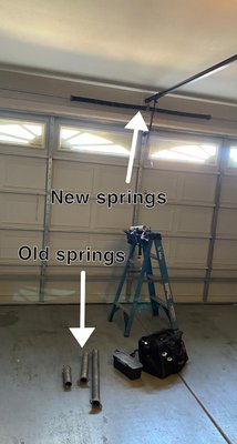 Spring Repair - Most common garage door repair! Spring Repair - Most common garage door repair!