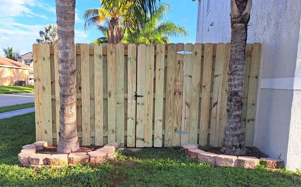 Wood Fences in Pittsburgh - Privacy Fence For Your Yard
The classic “nail up” fence is simple and sturdy. This fence normally consists of non-overlapping, side-by-side boards, but board-on-board styles are also possible. Typically, this style will use “dog-eared” boards or regular flat top boards. It’s a great way to add privacy to your yard, and this style will typically be more affordable than others. Wood Fences in Pittsburgh - Privacy Fence For Your Yard
The classic “nail up” fence is simple and sturdy. This fence normally consists of non-overlapping, side-by-side boards, but board-on-board styles are also possible. Typically, this style will use “dog-eared” boards or regular flat top boards. It’s a great way to add privacy to your yard, and this style will typically be more affordable than others.