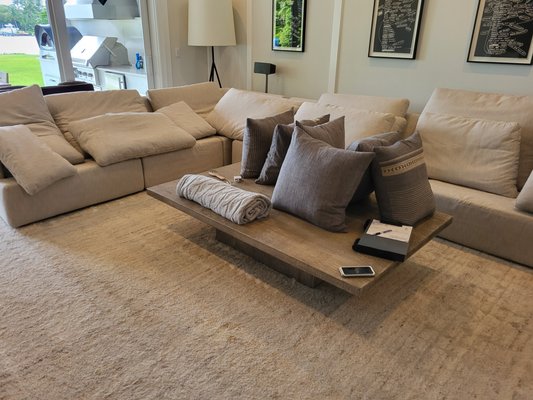 Sectional Sofa Upholstery Cleaning - Sectional Cleaning for a customer.