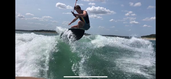 Wake surfing on Canyon Lake - We provide a 24' luxury wakesurf boat complete with a driver with 25 years of expertise, Ensuring a premium and safe wakesurfing, wakeboarding and tubing experience. Includes all equipment, life jackets, ropes, driver and instructor. Wake surfing on Canyon Lake - We provide a 24' luxury wakesurf boat complete with a driver with 25 years of expertise, Ensuring a premium and safe wakesurfing, wakeboarding and tubing experience. Includes all equipment, life jackets, ropes, driver and instructor.