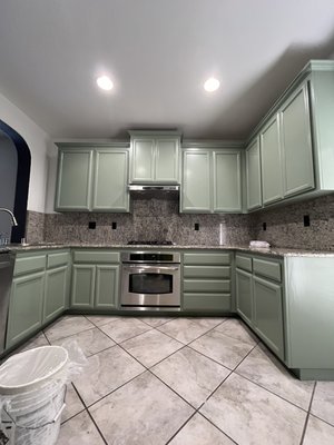 We love painting cabinets please call for a quote. - 2025 this was a fun project. Thank you for trusting us with your home.