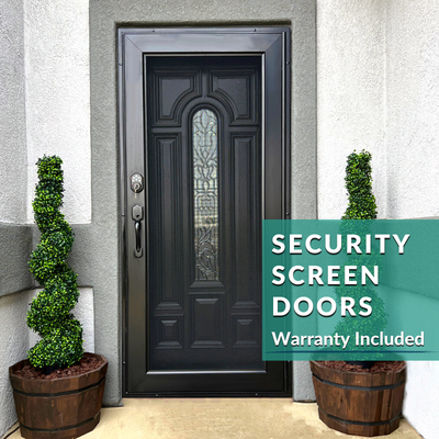 Premium Security Screen Doors - Looking for a high-quality solution to protect and enhance your home's entrance? Den Defenders specializes in providing and installing premium Security Doors that offer an extra layer of protection for your home. Protect your home from intruders, pests, and weather with our top-of-the-line Security Screen Doors. Our experienced team will measure and install your door, including locks, handles, and any necessary custom modifications. Security screen doors are the perfect solution for homeowners who prioritize the safety and comfort of their homes. With these doors, you can enjoy the peace of mind that comes with knowing your home is secure while also allowing fresh air to circulate. Ideal for families with small children or pets, security screen doors are a smart investment for anyone looking to enhance the protection of their home. In addition to our standard security screen doors, we also offer custom solutions to fit any size or style of door. Whether you want to add a touch of style to your front entrance or you need to secure a large patio, we have the perfect solution for you. Choose from our wide range of Swinging Security Screen Doors, Sliding Security Screen Doors, and Security Window Screens to maximize your home's security.Don't compromise on the safety of your home. Contact us today to schedule a free consultation and start enjoying the peace of mind that comes with a secure home. Premium Security Screen Doors - Looking for a high-quality solution to protect and enhance your home's entrance? Den Defenders specializes in providing and installing premium Security Doors that offer an extra layer of protection for your home. Protect your home from intruders, pests, and weather with our top-of-the-line Security Screen Doors. Our experienced team will measure and install your door, including locks, handles, and any necessary custom modifications. Security screen doors are the perfect solution for homeowners who prioritize the safety and comfort of their homes. With these doors, you can enjoy the peace of mind that comes with knowing your home is secure while also allowing fresh air to circulate. Ideal for families with small children or pets, security screen doors are a smart investment for anyone looking to enhance the protection of their home. In addition to our standard security screen doors, we also offer custom solutions to fit any size or style of door. Whether you want to add a touch of style to your front entrance or you need to secure a large patio, we have the perfect solution for you. Choose from our wide range of Swinging Security Screen Doors, Sliding Security Screen Doors, and Security Window Screens to maximize your home's security.Don't compromise on the safety of your home. Contact us today to schedule a free consultation and start enjoying the peace of mind that comes with a secure home.