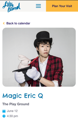 Magic Tiger, great family show magician - Magic Tiger does solo shows with music, interacting routines, full of audiences participation, lots of fun, lots of surprise.
Kids love the show, adults love it, and they talk about it even in the second week.