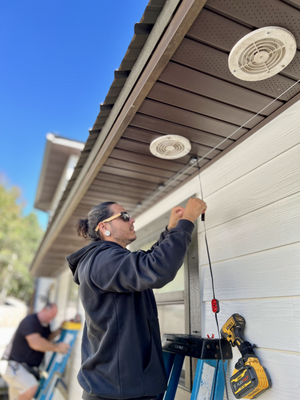 Exterior Lighting Project? We got you covered! - Call or text us at 850-736-6111 for all your residential electrical needs!