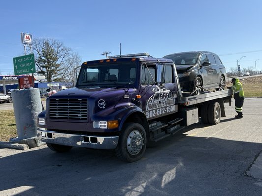 Towing and transport service - Call us at 502-662-1550 for any roadside towing or transporting needs we will beat or match any price Towing and transport service - Call us at 502-662-1550 for any roadside towing or transporting needs we will beat or match any price