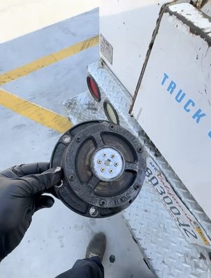 Hubcap Replacement - Customer had a leaking hubcap, with parts in stocked we got it fixed ASAP Hubcap Replacement - Customer had a leaking hubcap, with parts in stocked we got it fixed ASAP